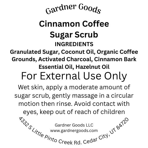 Sugar Scrub Cinnamon Coffee