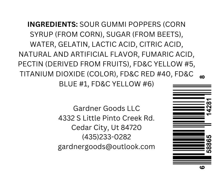 Freeze Dried Sour Poppers