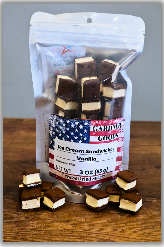 Freeze Dried Ice Cream Sandwiches