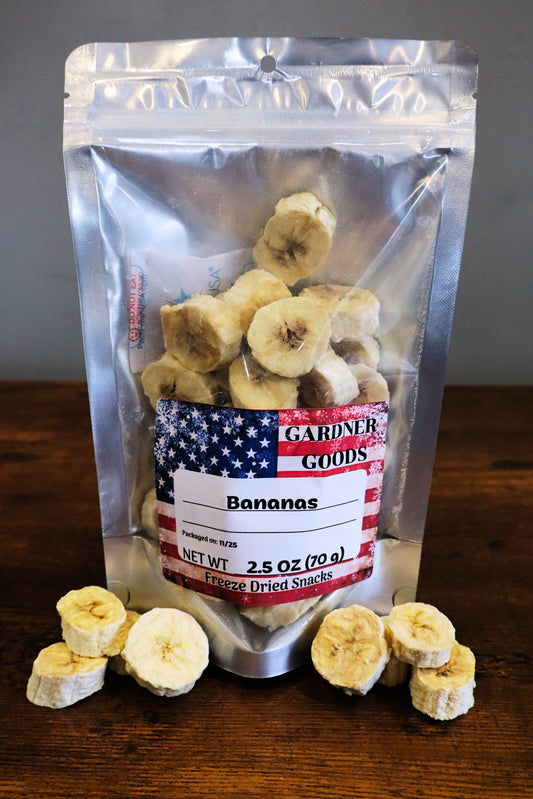 Freeze Dried Bananas
